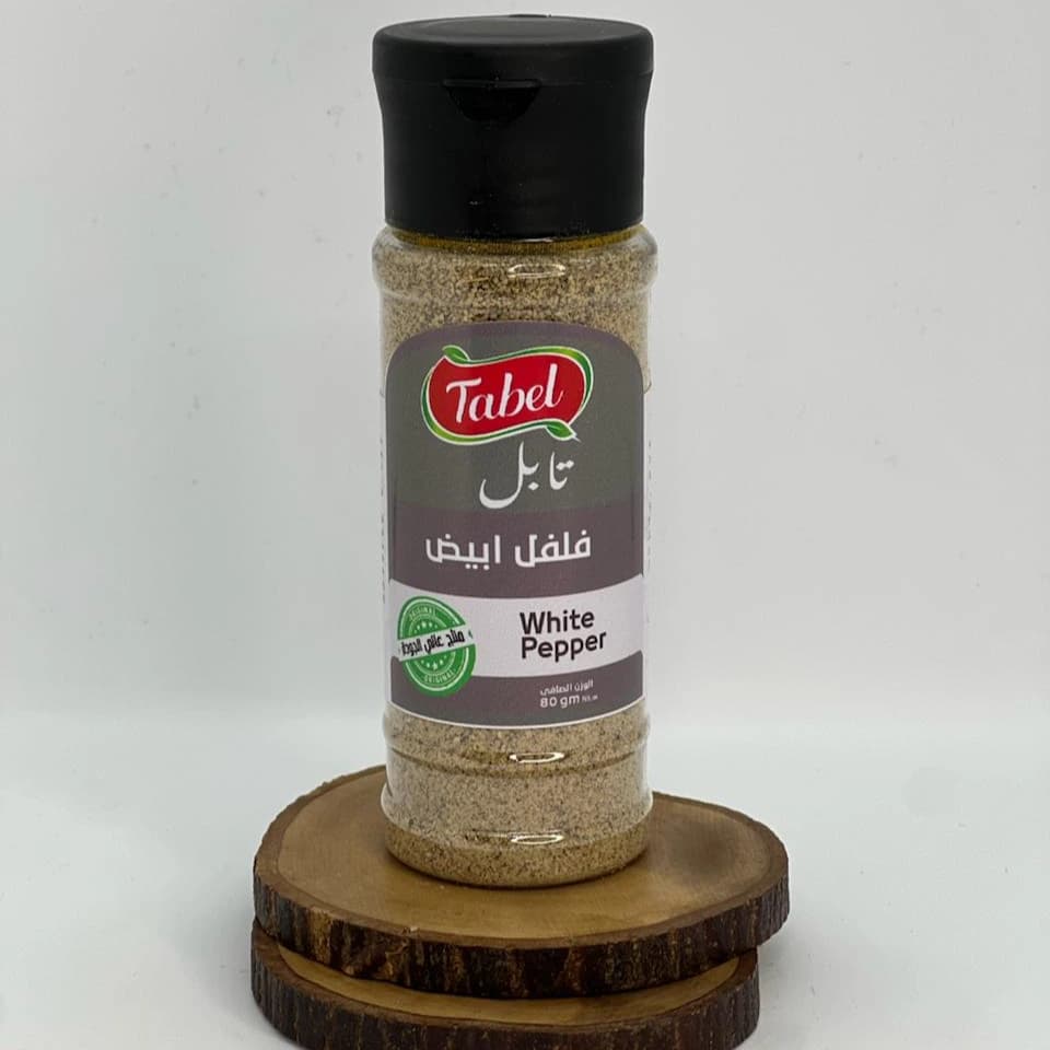 فلفل أبيض عبوة 80 جرام